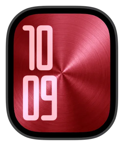 Abyss collection Apple Watch face — Abyss Red by Watch Lux