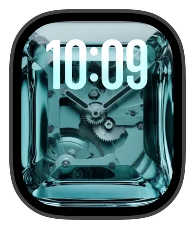 Gems collection Apple Watch face — Aqua Mechanism by Watch Lux