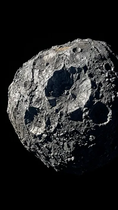 Space Apple Watch face — Asteroid Surface by Watch Lux