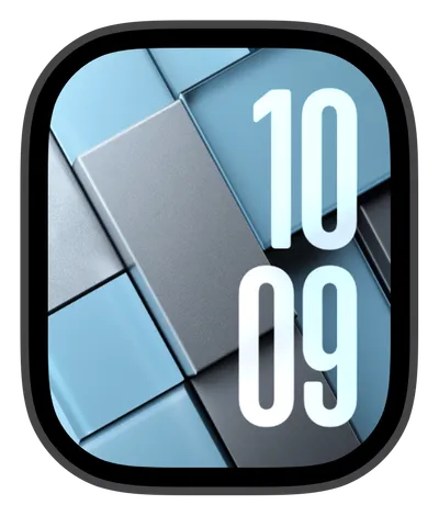 Blocks collection Apple Watch face — Blue Blocks by Watch Lux