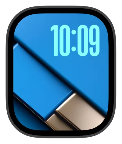 Blocks collection Apple Watch face — Blue Gold by Watch Lux