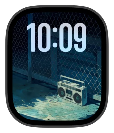 Anime Apple Watch face — Boombox Beat by Watch Lux