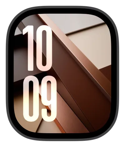 Architecture Apple Watch face — Bronze Strata by Watch Lux