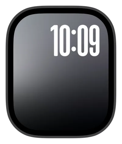 Aesthetic Apple Watch face — Charcoal Fade by Watch Lux