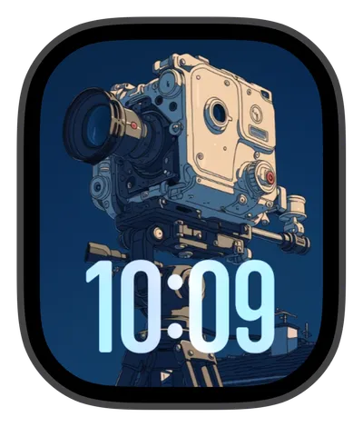 Retro Apple Watch face — Cinema Scope by Watch Lux