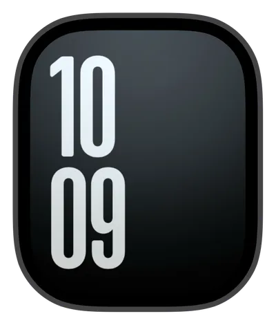 Minimal Apple Watch face — Clean Digital by Watch Lux