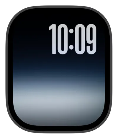 Aesthetic Apple Watch face — Cool Ombre by Watch Lux