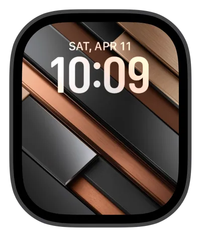 Luxury Apple Watch face — Copper Alloys by Watch Lux