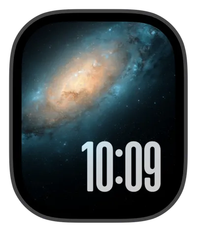 Space Apple Watch face — Cosmic Swirl by Watch Lux