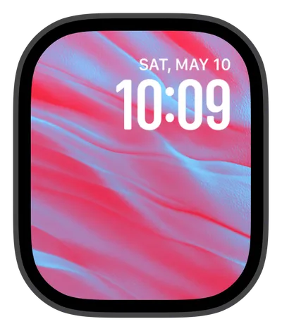 Aesthetic Apple Watch face — Crimson Tide by Watch Lux