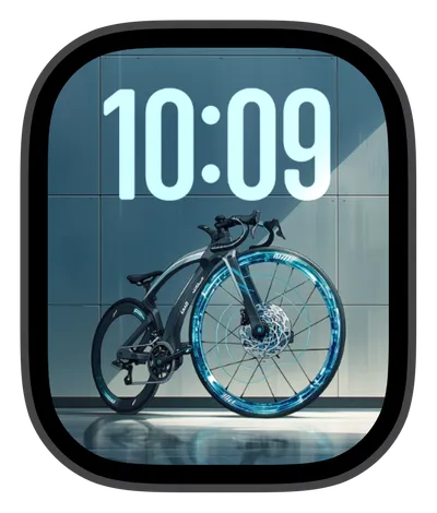 Anime Apple Watch face — Cyber Cycle by Watch Lux