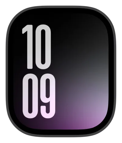 Aesthetic Apple Watch face — Dark Haze by Watch Lux