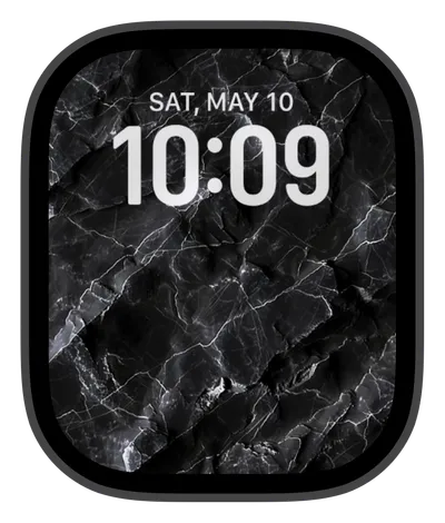 Architecture Apple Watch face — Dark Marble by Watch Lux