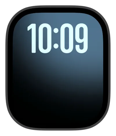 Aesthetic Apple Watch face — Deep Blue by Watch Lux