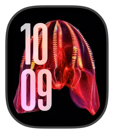 Premium Apple Watch face — Deep Sea Bloomer by Watch Lux