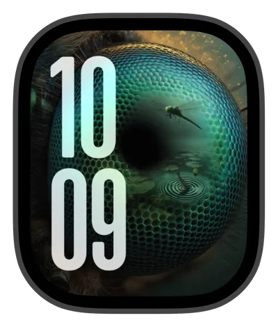 Nature Apple Watch face — Dragonfly Eye by Watch Lux