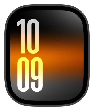 Aesthetic Apple Watch face — Ember Glowing by Watch Lux