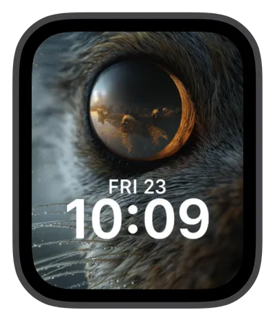 Eyes collection Apple Watch face — Feline Gaze by Watch Lux