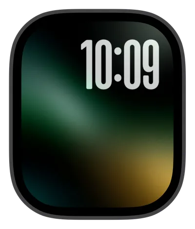 Aesthetic Apple Watch face — Forest Glint by Watch Lux