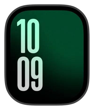 Aesthetic Apple Watch face — Forest Glow by Watch Lux