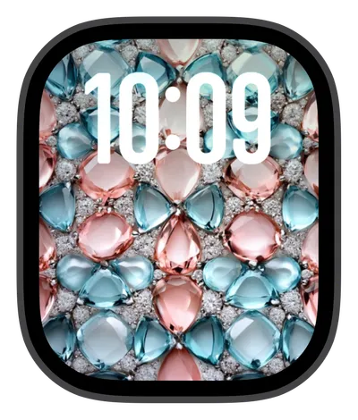 Luxury Apple Watch face — Gemstone Bloom by Watch Lux