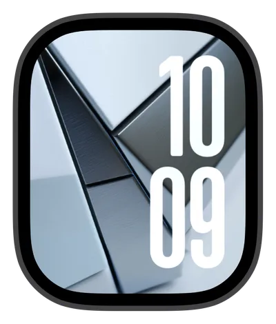 Aesthetic Apple Watch face — Geometric Forms by Watch Lux