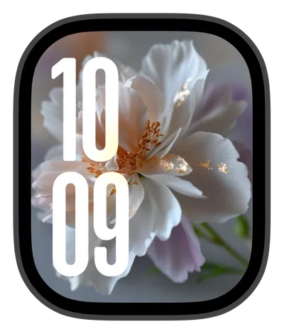 Nature Apple Watch face — Gilded Bloom by Watch Lux