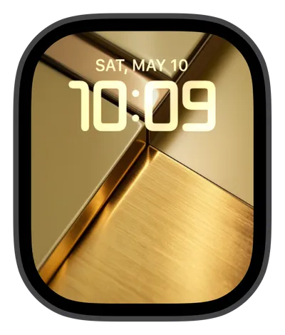 Luxury Apple Watch face — Golden Angles by Watch Lux