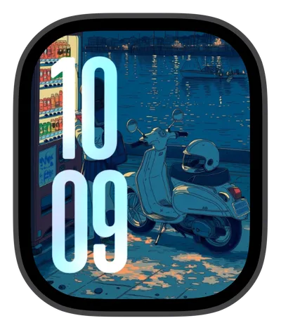 Nature Apple Watch face — Harbor Lights by Watch Lux