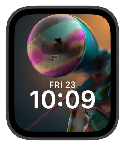 Cute & Kawaii Apple Watch face — Insect Gaze by Watch Lux