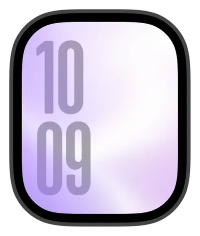Aesthetic Apple Watch face — Lavender Haze by Watch Lux