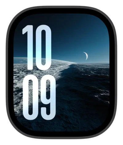 Space Apple Watch face — Lunar Day by Watch Lux