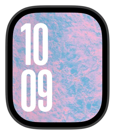 Aesthetic Apple Watch face — Marble Sky by Watch Lux
