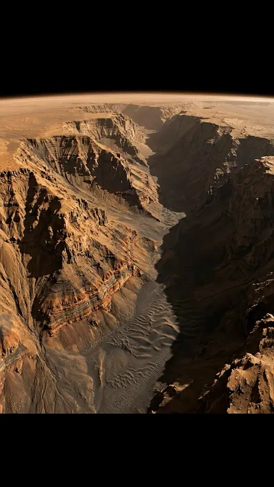 Space Apple Watch face — Martian Canyon by Watch Lux