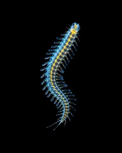 Live & Animated Apple Watch face — Ocean Centipede by Watch Lux