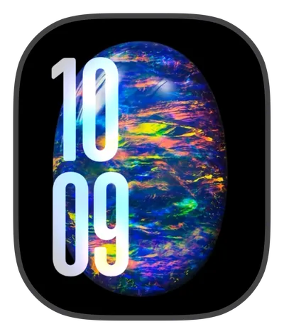 Premium Apple Watch face — Opal Glowing by Watch Lux
