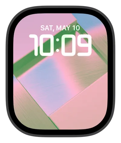 Aesthetic Apple Watch face — Pastel Blocks by Watch Lux