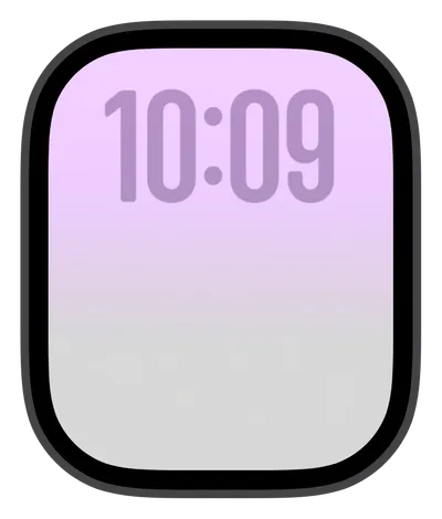 Aesthetic Apple Watch face — Pink Haze by Watch Lux