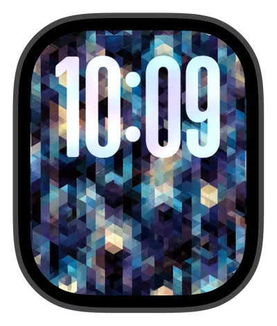 Aesthetic Apple Watch face — Pixelated Prism by Watch Lux