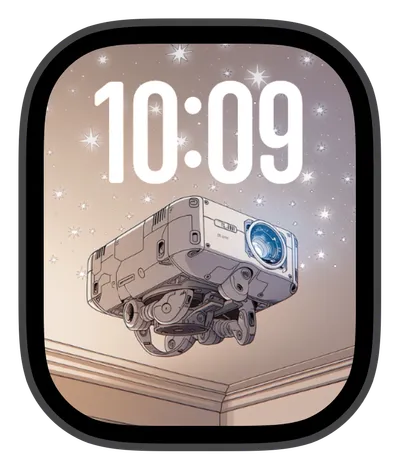 Anime Apple Watch face — Projector Stars by Watch Lux
