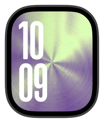 Aesthetic Apple Watch face — Radiant Aura by Watch Lux