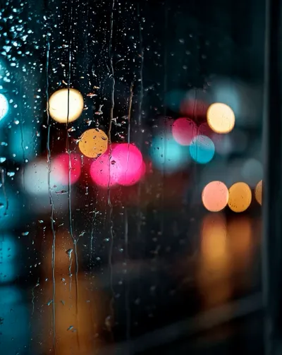 Live & Animated Apple Watch face — Rainy Bokeh by Watch Lux