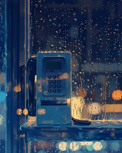Live & Animated Apple Watch face — Rainy Phone by Watch Lux