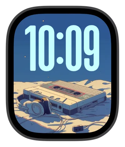 Retro Apple Watch face — Retro Mix by Watch Lux
