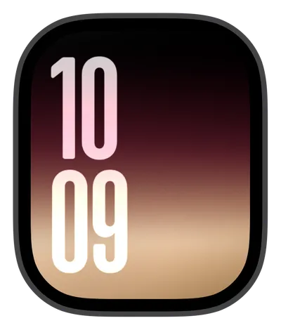 Aesthetic Apple Watch face — Rose Gold by Watch Lux