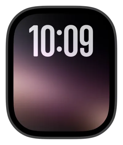 Aesthetic Apple Watch face — Subtle Gradient by Watch Lux