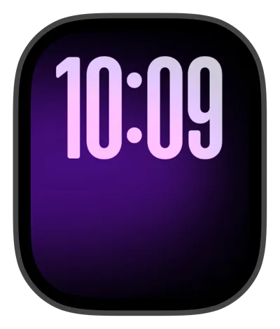 Aesthetic Apple Watch face — Violet Grade by Watch Lux