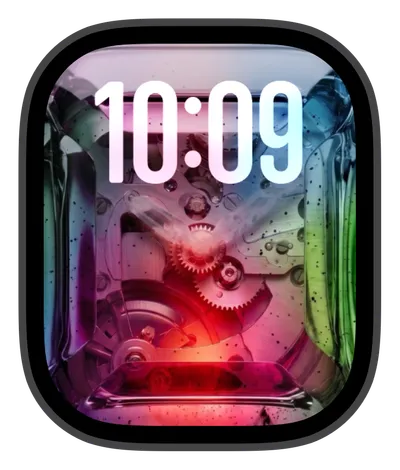 Luxury Apple Watch face — Vivid Gears by Watch Lux